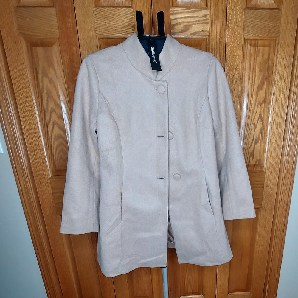 Allegra K Light Tan Coat
